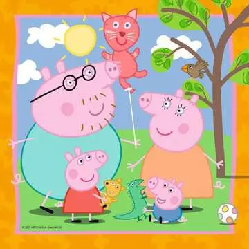 Prasátko Peppa 3x49 dílků 2D Puzzle;Dětské puzzle - obrázek 3 - Ravensburger