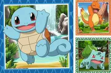 Puzzles 3x49 p - Salamèche, Bulbizarre et Carapuce / Pokémon Puzzle;Puzzle enfants - Image 2 - Ravensburger