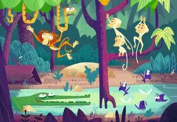 Puzzle & Play Výprava do džungle 2x24 dílků 2D Puzzle;Dětské puzzle - obrázek 3 - Ravensburger