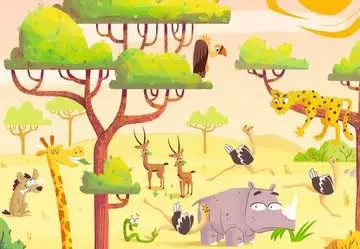 Puzzle & Play Dobrodružství na safari 2x24 dílků 2D Puzzle;Dětské puzzle - obrázek 2 - Ravensburger