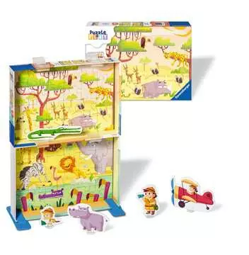 Puzzle & Play Dobrodružství na safari 2x24 dílků 2D Puzzle;Dětské puzzle - obrázek 11 - Ravensburger