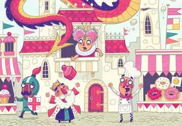 Puzzle & Play Drak na zámku 2x24 dílků 2D Puzzle;Dětské puzzle - obrázek 3 - Ravensburger