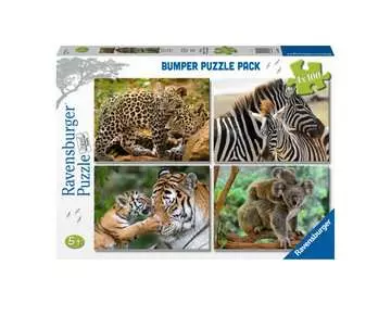 Animali selvatici 4x100p Puzzles;Puzzle Infantiles - imagen 1 - Ravensburger