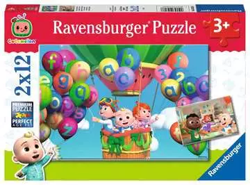 Learn And Play 2x12p Puslespill;Barnepuslespill - bilde 1 - Ravensburger