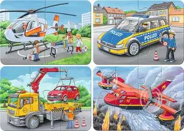 My Emergency Vehicles 2/4/6/8p Palapelit;Lasten palapelit - Kuva 2 - Ravensburger