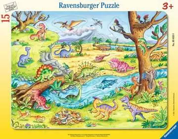Dinosauři 12 dílků 2D Puzzle;Dětské puzzle - obrázek 1 - Ravensburger