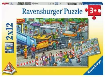 Road Construction Site 2x12p Palapelit;Lasten palapelit - Kuva 1 - Ravensburger