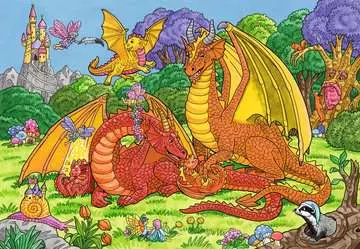 Roztomilé fantasy motivy 2x24 dílků 2D Puzzle;Dětské puzzle - obrázek 2 - Ravensburger