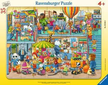 Zvířecí hračkářství 35 dílků 2D Puzzle;Dětské puzzle - obrázek 1 - Ravensburger