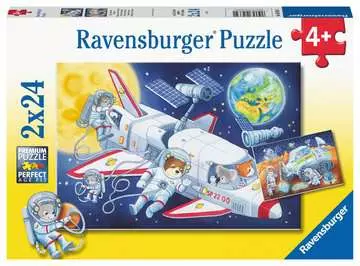 Journey through space 2x24p Puslespil;Puslespil for børn - Billede 1 - Ravensburger