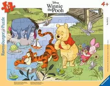 Disney: Medvídek Pú objevuje přírodu 47 dílků 2D Puzzle;Dětské puzzle - obrázek 1 - Ravensburger