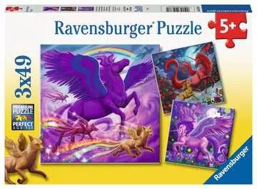 Mýtičtí vladaři 3x49 dílků 2D Puzzle;Dětské puzzle - obrázek 1 - Ravensburger