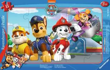 Paw Patrol Four Brave Rescuers 15p Pussel;Barnpussel - bild 1 - Ravensburger