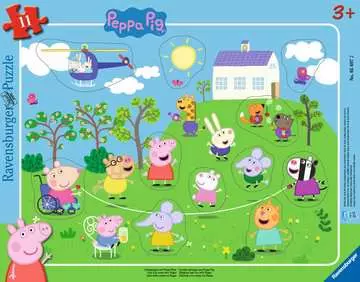 Prasátko Peppa 8-17 dílků 2D Puzzle;Dětské puzzle - obrázek 1 - Ravensburger