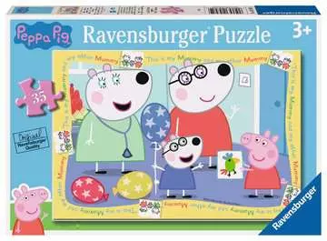 Prasátko Peppa s kamarádkou 35 dílků 2D Puzzle;Dětské puzzle - obrázek 1 - Ravensburger