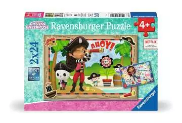 Gabby s Dollhouse 2x24 dílků 2D Puzzle;Dětské puzzle - obrázek 1 - Ravensburger