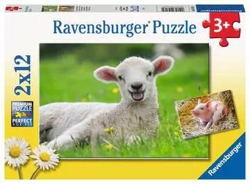 Hospodářská zvířata 2x12 dílků 2D Puzzle;Dětské puzzle - obrázek 1 - Ravensburger
