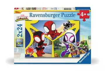 Spidey 2x24 dílků 2D Puzzle;Dětské puzzle - obrázek 1 - Ravensburger