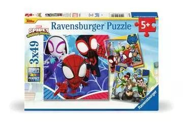 Spidey 3x49 dílků 2D Puzzle;Dětské puzzle - obrázek 1 - Ravensburger