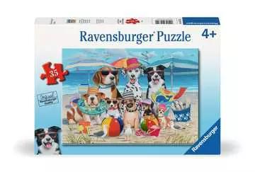 Zvířecí kamarádi na pláži 35 dílků 2D Puzzle;Dětské puzzle - obrázek 1 - Ravensburger