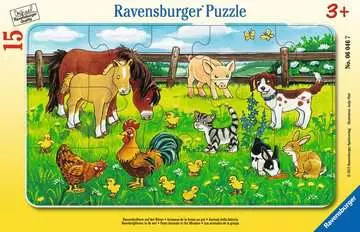 06046 7   農場の動物たち（15ピース） パズル;お子様向けパズル - 画像 1 - Ravensburger