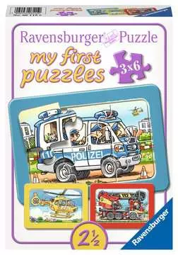 SŁUŻBY RATUNKOWE 3X6 EL Puzzle;Puzzle dla dzieci - Zdjęcie 1 - Ravensburger
