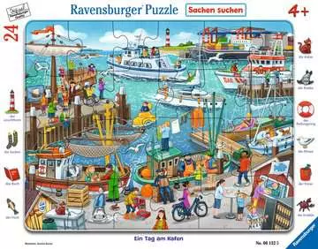 06152 5   どこにある? 港の風景 パズル;お子様向けパズル - 画像 1 - Ravensburger