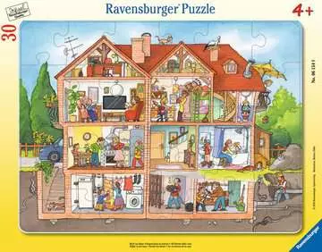06154 9   楽しいおうち（30ピース） パズル;お子様向けパズル - 画像 1 - Ravensburger