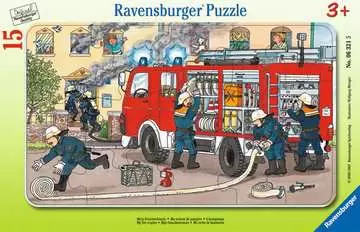 Mé hasičské auto 15 dílků 2D Puzzle;Dětské puzzle - obrázek 1 - Ravensburger