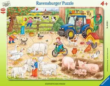 Na velkém statku 40 dílků 2D Puzzle;Dětské puzzle - obrázek 1 - Ravensburger