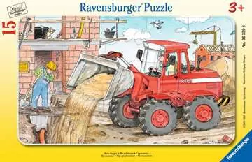 Můj bagr 15 dílků 2D Puzzle;Dětské puzzle - obrázek 1 - Ravensburger