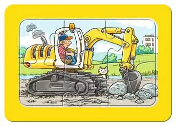 Graafmachine, tractor en kiepauto / Excavateur, tracteur et chargeur à bascule Puzzels;Puzzels voor kinderen - image 3 - Ravensburger