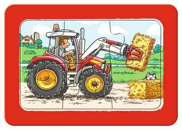 Graafmachine, tractor en kiepauto / Excavateur, tracteur et chargeur à bascule Puzzels;Puzzels voor kinderen - image 5 - Ravensburger