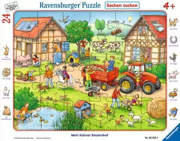 Na dvoře 24 dílků 2D Puzzle;Dětské puzzle - obrázek 1 - Ravensburger