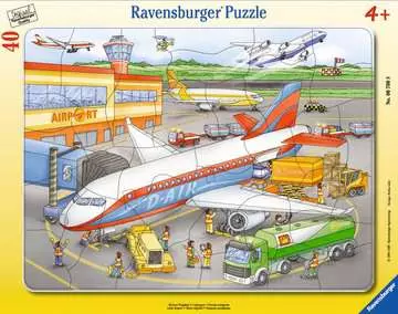 Malé letiště 40 dílků 2D Puzzle;Dětské puzzle - obrázek 1 - Ravensburger