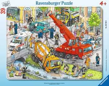 06768 8   緊急車両（39ピース） パズル;お子様向けパズル - 画像 1 - Ravensburger