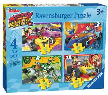 MICKEY RAŹNI RAJDOWCY 4 W 1 Puzzle;Puzzle dla dzieci - Zdjęcie 6 - Ravensburger