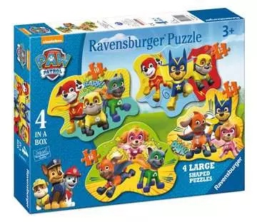 PSI PATROL PUZZLE WSZYSCY BOHATEROWIE 4W1 Puzzle;Puzzle dla dzieci - Zdjęcie 1 - Ravensburger