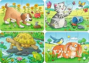 Cute Pets                 2/4/6/8p Palapelit;Lasten palapelit - Kuva 2 - Ravensburger