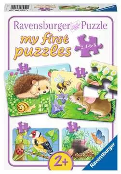 Roztomilá zahradní zvířátka 2/4/6/8 dílků 2D Puzzle;Dětské puzzle - obrázek 1 - Ravensburger