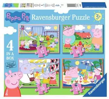 Prasátko Peppa 4 v 1 2D Puzzle;Dětské puzzle - obrázek 1 - Ravensburger