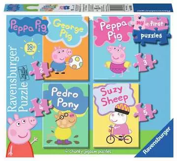 Moje první puzzle Prasátko Peppa 2/3/4/5 dílků 2D Puzzle;Dětské puzzle - obrázek 1 - Ravensburger