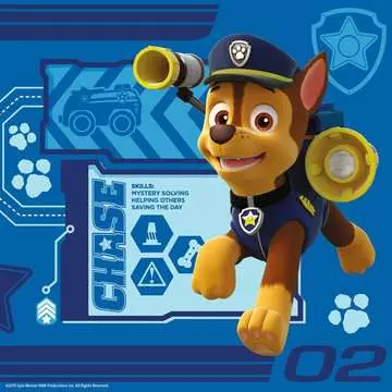 Puzzle dla dzieci 2D 3in1: Psi Patrol - Rubble, Marshall i Chase  25/36/49 elementów Puzzle;Puzzle dla dzieci - Zdjęcie 3 - Ravensburger