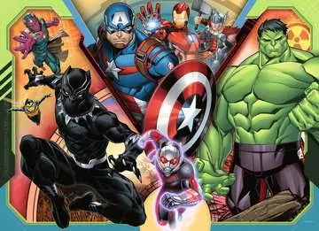Marvel Avengers set 4x100 dílků 2D Puzzle;Dětské puzzle - obrázek 5 - Ravensburger