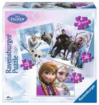 DI: FROZEN PRZYJACIELE 3W1 Puzzle;Puzzle dla dzieci - Zdjęcie 1 - Ravensburger