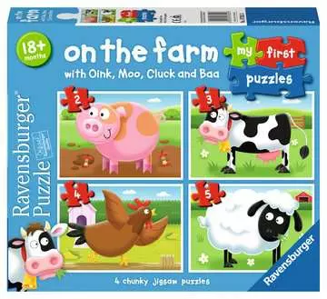 On the Farm  first puzzle 2/3/4/5p Pussel;Barnpussel - bild 1 - Ravensburger