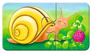 Zvířátka na zahradě 9x2 dílků 2D Puzzle;Dětské puzzle - obrázek 3 - Ravensburger