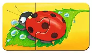Zvířátka na zahradě 9x2 dílků 2D Puzzle;Dětské puzzle - obrázek 4 - Ravensburger