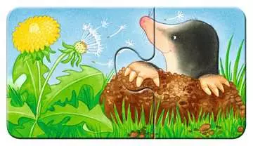 Zvířátka na zahradě 9x2 dílků 2D Puzzle;Dětské puzzle - obrázek 6 - Ravensburger