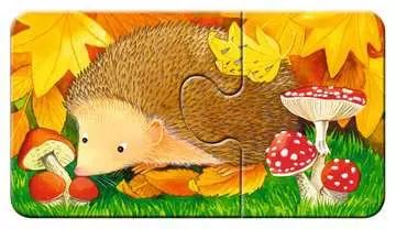 Zvířátka na zahradě 9x2 dílků 2D Puzzle;Dětské puzzle - obrázek 7 - Ravensburger